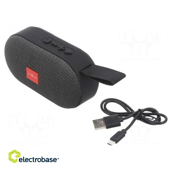 Speaker | grey | Jack 3,5mm,microSD,USB B micro | 120Hz÷20kHz | 10m image 1