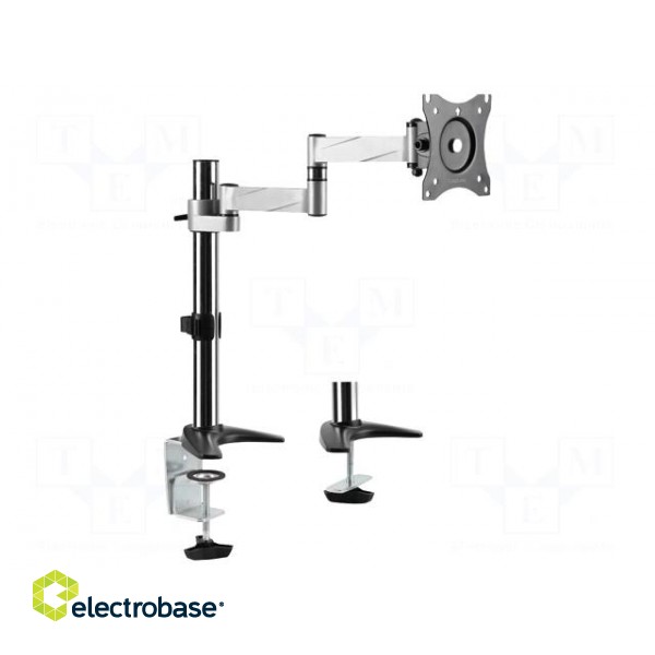 Monitor holder | 8kg | Size: 13"-27" | for one monitor | 396mm