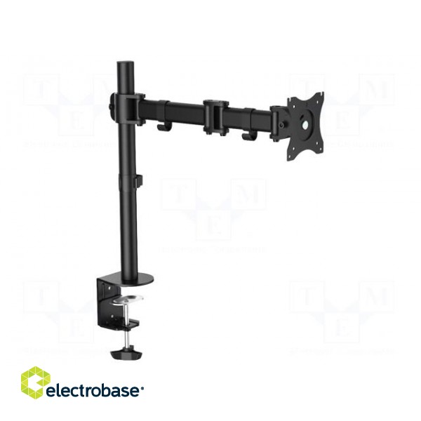 Monitor holder | 8kg | 13÷27" | Arm len: 428mm | for one monitor