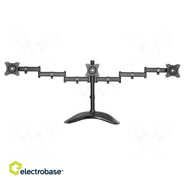 Monitor holder | 8kg | Size: 13"-27" | for three monitors | 746mm image 2