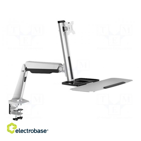 Monitor holder | 8kg | Size: 13"-32" | for one monitor | 820mm paveikslėlis 1