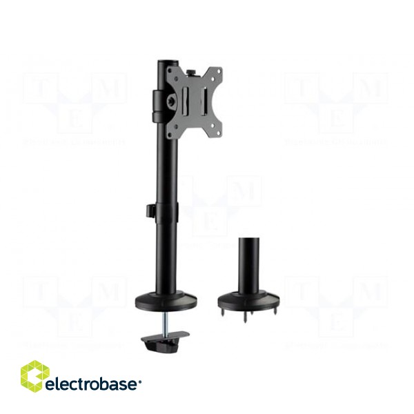 Monitor holder | 8kg | 17÷32" | Arm len: 36mm | for one monitor