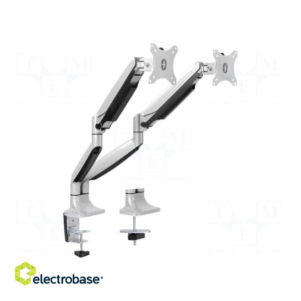 Monitor holder | 9kg | Size: 13"-32" | for two monitors | 525mm фото 3