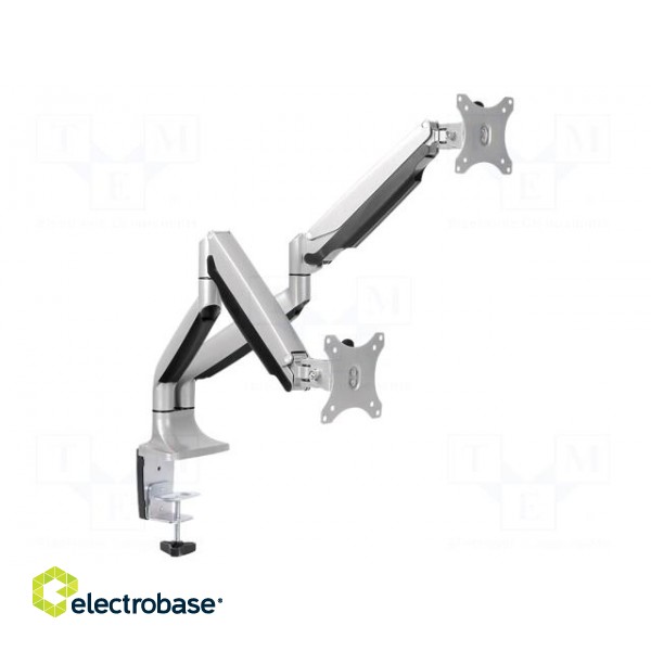 Monitor holder | 9kg | Size: 13"-32" | for two monitors | 525mm paveikslėlis 1