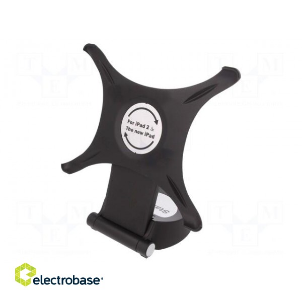 Tablet holder | black | Mounting: free-standing handle image 1