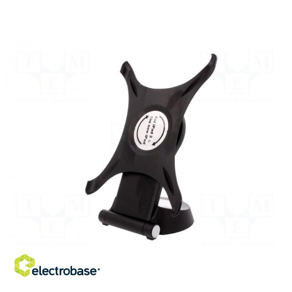 Tablet holder | black | Mounting: free-standing handle paveikslėlis 2