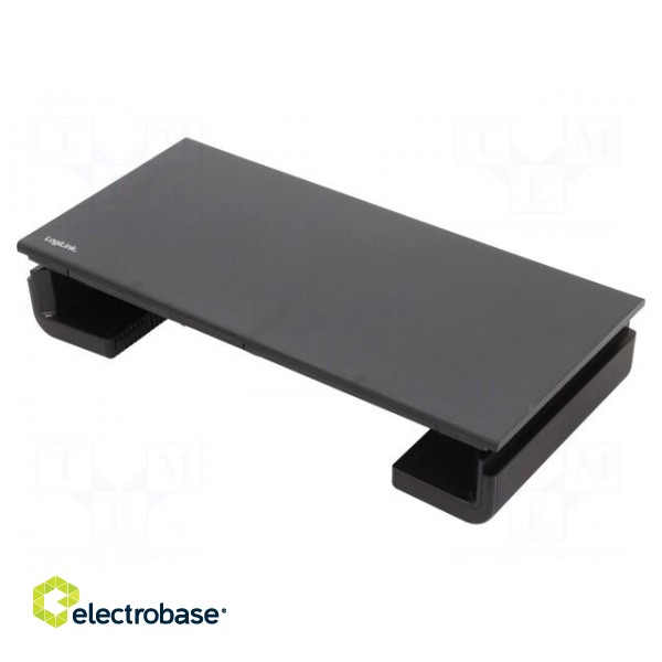 Tablet/smartphone stand | 25kg | black image 1