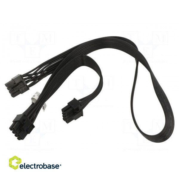 Cable: mains | PCIe 8pin female,PCIe 8pin female x2 | 0.23m
