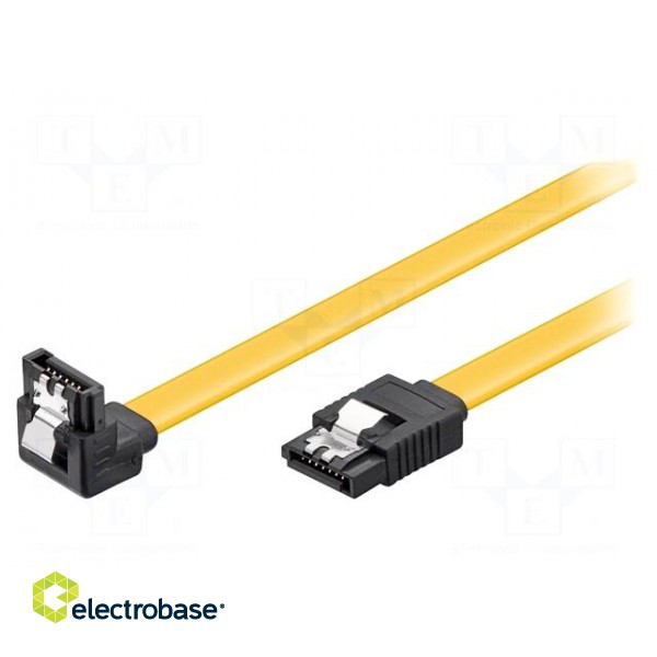 Cable: SATA | SATA L-Type angled plug,SATA L-Type plug | 0.3m