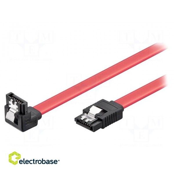 Cable: SATA | SATA L-Type plug,SATA L-Type angled plug | 0.5m