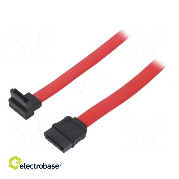 Cable: SATA | SATA L-Type angled plug,SATA L-Type plug | 0.5m