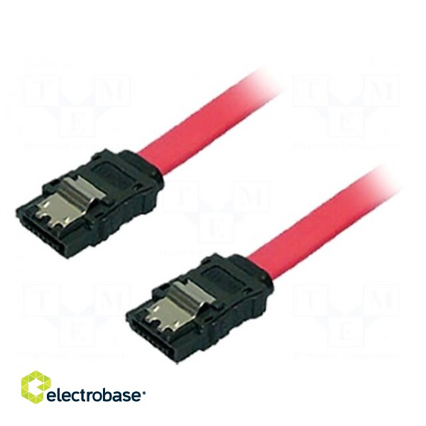 Cable: SATA | SATA L-Type plug x2 | 500mm | red