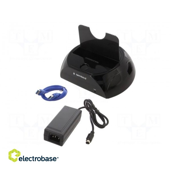 Device: docking station | USB 3.0 | black image 1