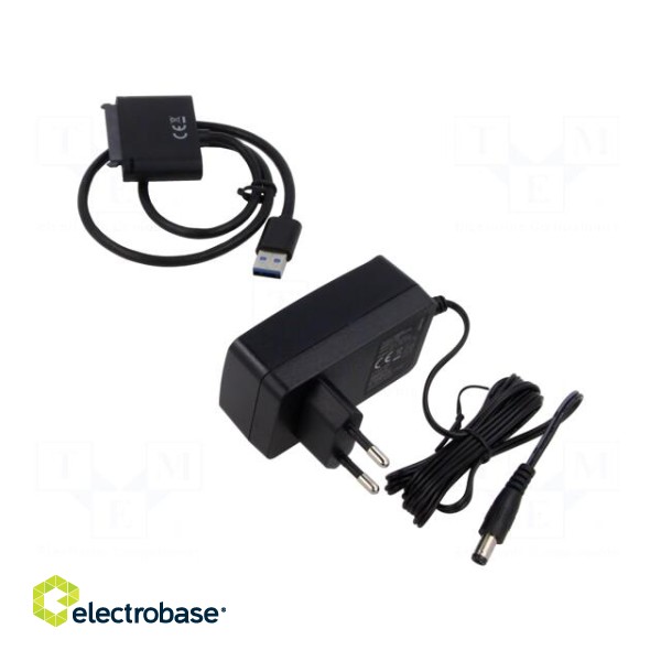 USB to SATA adapter | SATA plug,USB A plug | 0.5m | 5Gbps