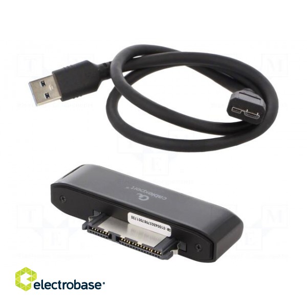 USB to SATA adapter | SATA plug,USB A micro plug,USB A plug image 1