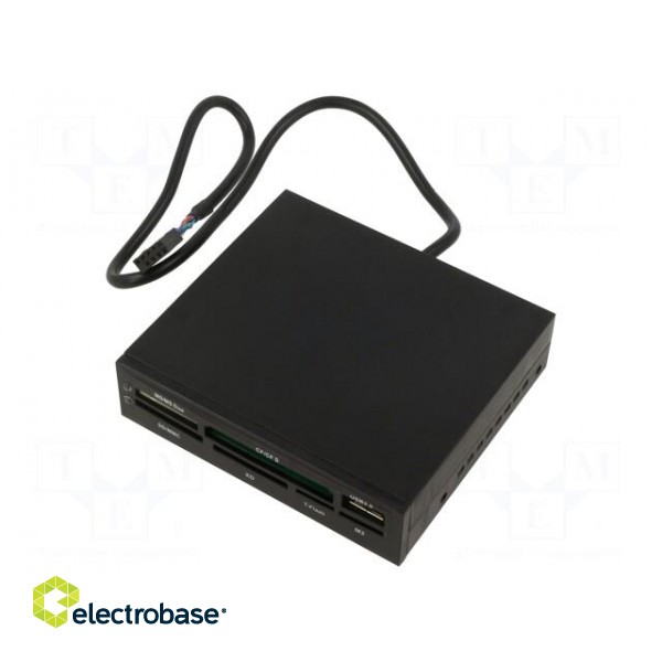 Card reader: memory | fits in 3,5" drive bay,internal supplied