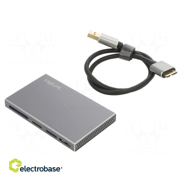 Card reader: memory | USB B micro socket | USB 3.2 | 5Gbps фото 1