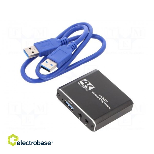 Grabber Audio/Video | HDMI 1.4,USB 3.0 | black image 1