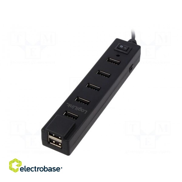 Hub USB | USB 2.0 | PnP | Number of ports: 7 | 480Mbps image 2