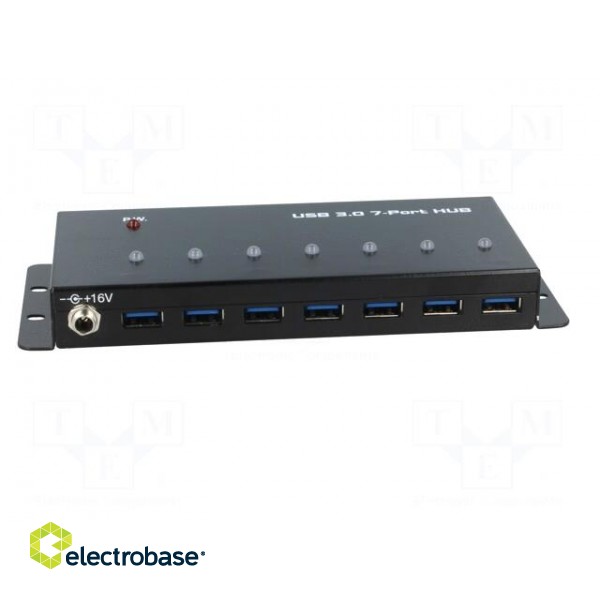 Hub USB | USB 2.0,industrial | PnP,mounted on desktop | 480Mbps image 10