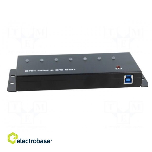 Hub USB | USB 2.0,industrial | PnP,mounted on desktop | 480Mbps image 6