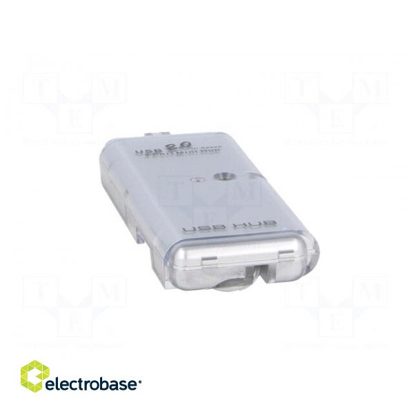 Hub USB | USB 1.1,USB 2.0 | white | Number of ports: 4 | 480Mbps image 7