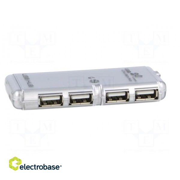 Hub USB | USB 1.1,USB 2.0 | white | Number of ports: 4 | 480Mbps image 9