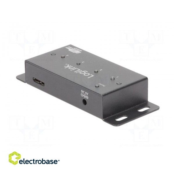 Hub USB | DC,USB A socket x4,USB B micro socket | USB 3.0 | 5Gbps image 6