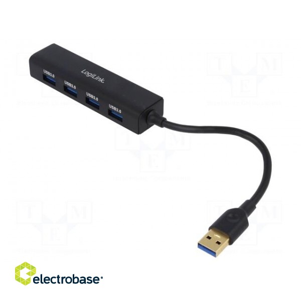 Hub USB | USB 1.1,USB 2.0,USB 3.0 | PnP | Number of ports: 4 | 5Gbps