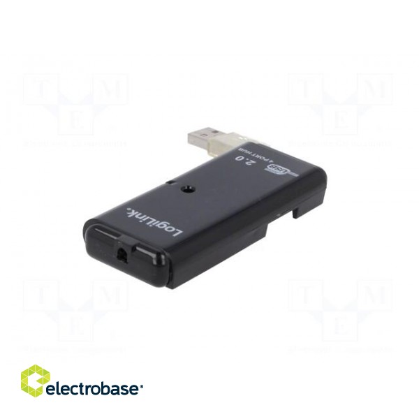 Hub USB | USB 2.0 | PnP | Number of ports: 4 | 480Mbps | Kit: hub USB image 6