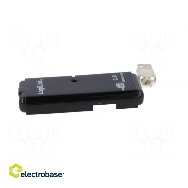 Hub USB | USB A socket x4,USB A plug | USB 2.0 | PnP | 480Mbps image 7