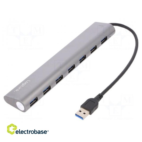 Hub USB | USB A | USB 3.0 | PnP | Number of ports: 7 | 5Gbps image 1