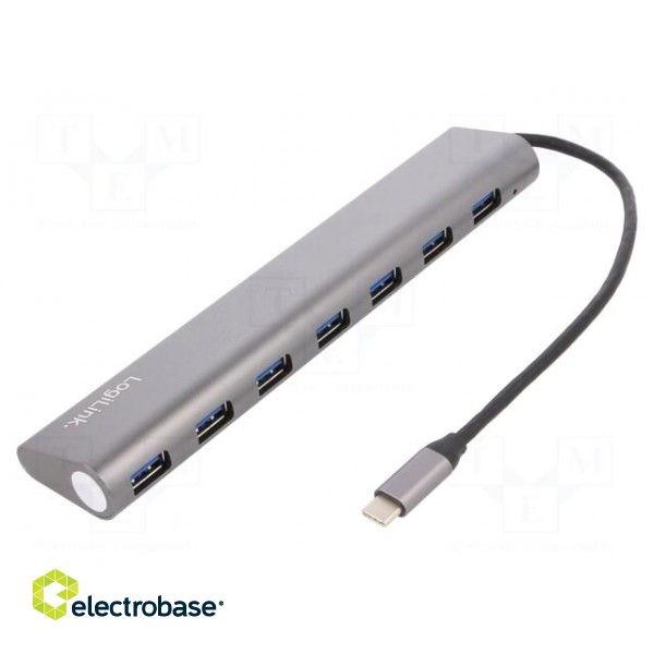 Hub USB | USB C | USB 3.0,USB 3.1 | PnP | Number of ports: 7 | 5Gbps image 1