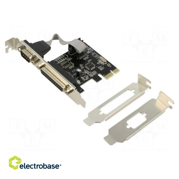 PC extension card: PCIe | brackets on slot | chipset WCH382