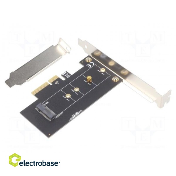 PC extension card: PCIe | M.2,PCIe | brackets on slot