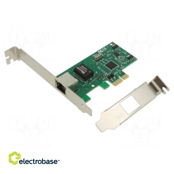 PC extension card: PCIe | PCIe,RJ45 socket | 1000Mbps