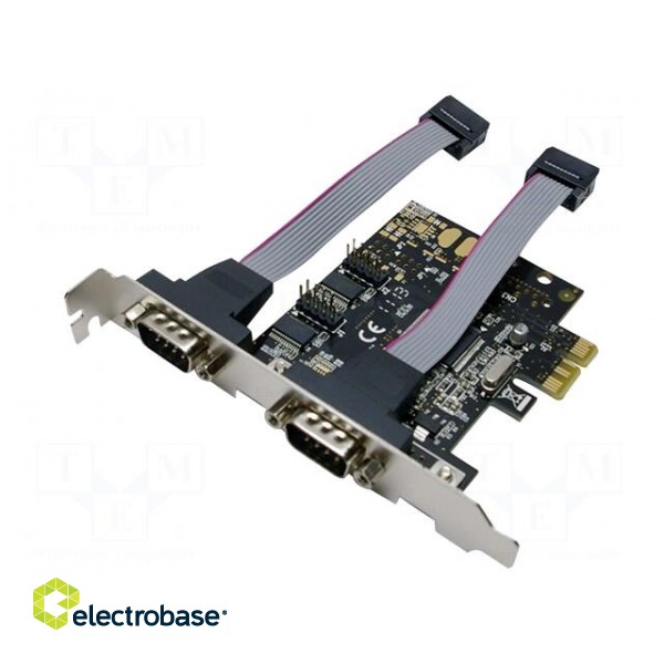 PC extension card: PCIe | RS232 x2