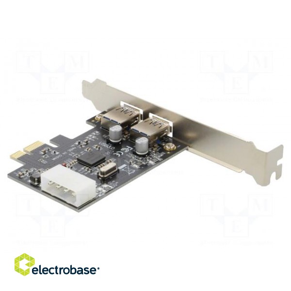 PC extension card: PCIe | USB A socket x2 | chipset NEC D720200F1 image 2