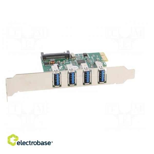 PC extension card: PCIe | USB A socket x4 | USB 3.0 | 5Gbps | 0÷70°C image 9