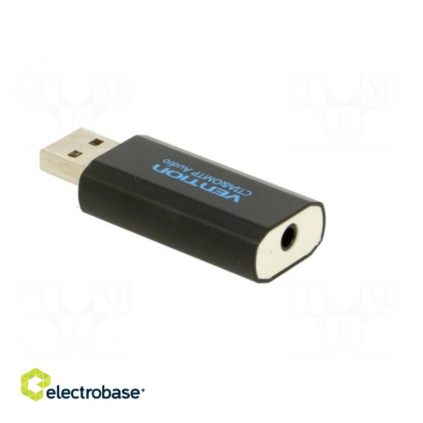 PC extension card: sound | black | Jack 3.5mm socket,USB A plug image 8