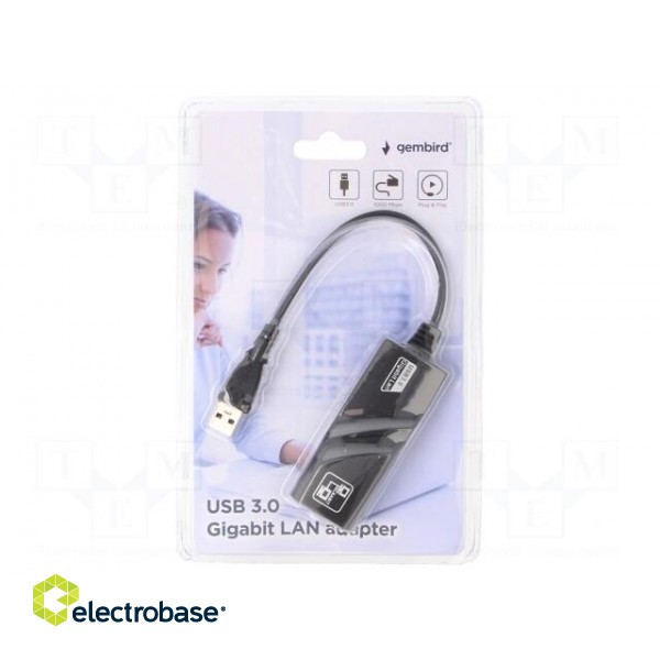 USB to Fast Ethernet adapter | USB 3.0 | 10/100/1000Mbps | PnP