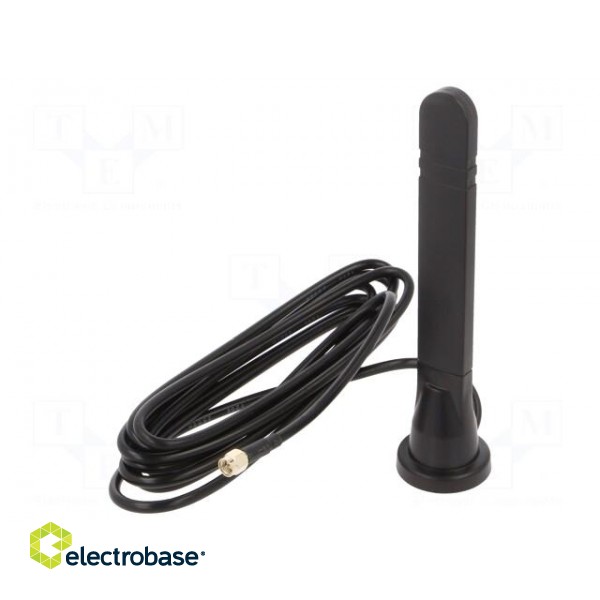 Antenna | black | SMA | 50W | 3300÷3800MHz | 50Ω | 3m | 8dBi | -20÷85°C фото 1