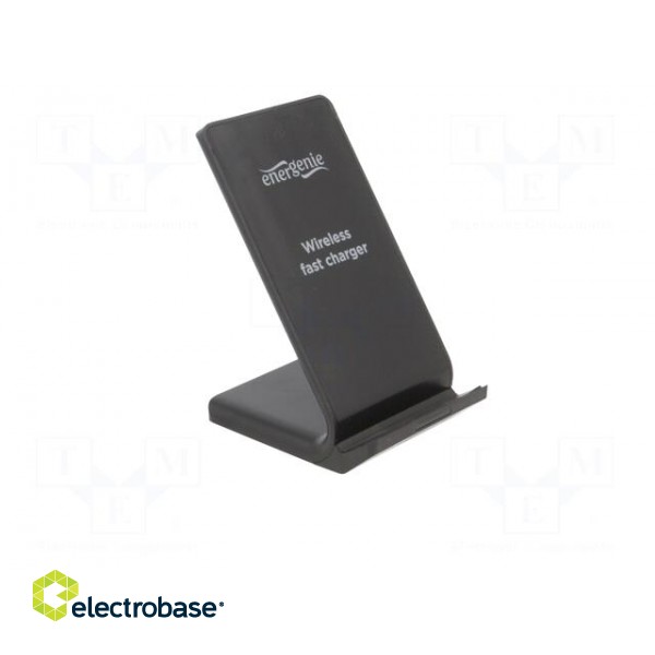 Inductance charger | black | Standard: Qi | 5VDC,9VDC | 10W | EnerGenie paveikslėlis 8