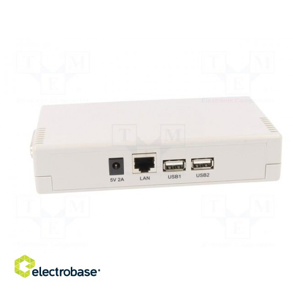 Print server | D-Sub 25pin,RJ45,DC,USB A socket x2 image 7