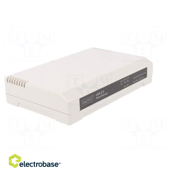 Print server | D-Sub 25pin,RJ45,DC,USB A socket x2 image 10