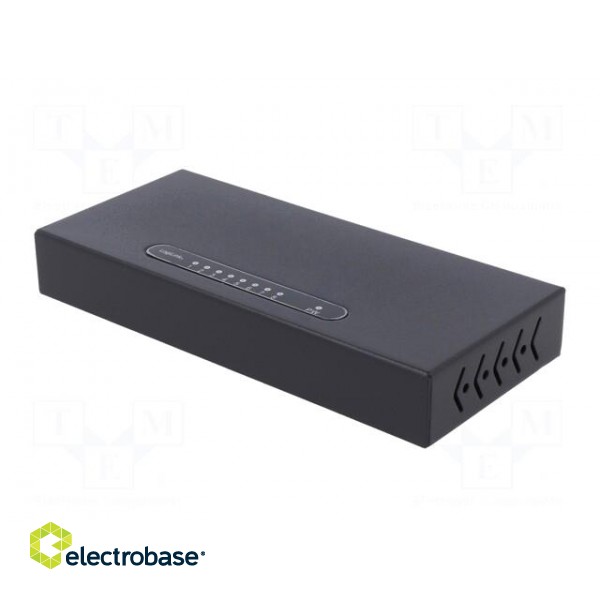 Switch Gigabit Ethernet | black | WAN:  RJ45 | Number of ports: 8 paveikslėlis 7