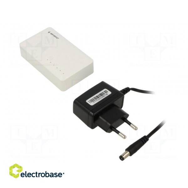 Switch Gigabit Ethernet | white | DC,WAN: RJ45 socket x5 image 1