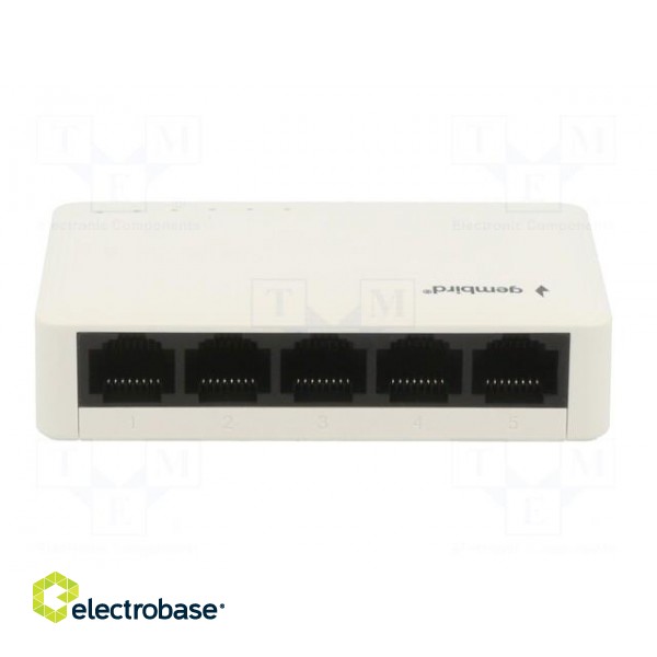 Switch Gigabit Ethernet | white | DC,WAN: RJ45 socket x5 image 5
