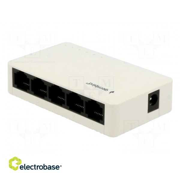 Switch Gigabit Ethernet | white | DC,WAN: RJ45 socket x5 image 6