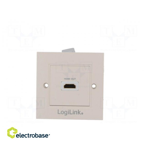 Wall socket | white | HDMI socket x2 | wall mount | No.of sockets: 1 image 9